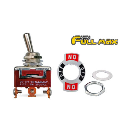 SWITCH PALAMCA (ON-OFF-ON) (3P)15A 250V BAQUELITA (SAIWEN) (TEN1122)