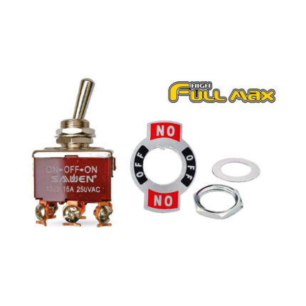 SWITCH PALAMCA (ON-OFF-ON) (6P)15A 250V BAQUELITA (SAIWEN)