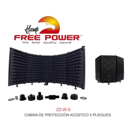 CABINA DE PROTECCION ACUSTICO 5 PLIEGUES