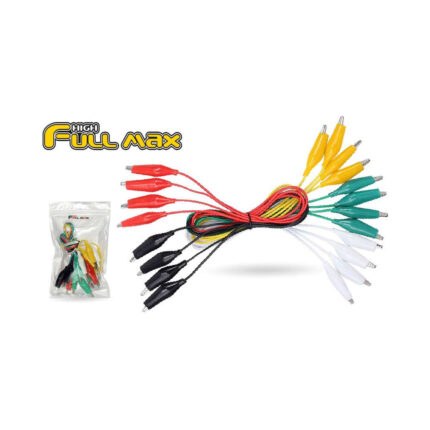 SET DE CABLE COCODRILOS YUNBO 10PS 50MM