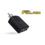 ADAPTADOR 2 JACK 6.3MM A PLUG 3.5MM STERIO