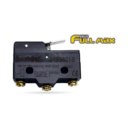 MICRO SWITCH PALANCA 15A 250V BAQUELITA NEGRO