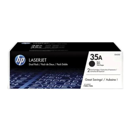 Tóner HP LaserJet 35A (CB435D) Negro - Pack de 2